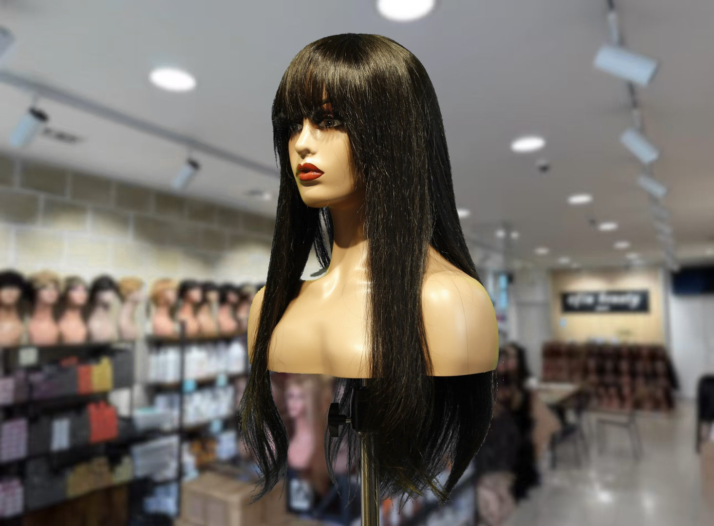 Natural Frontal FAG Lisse Wig 22 Inches