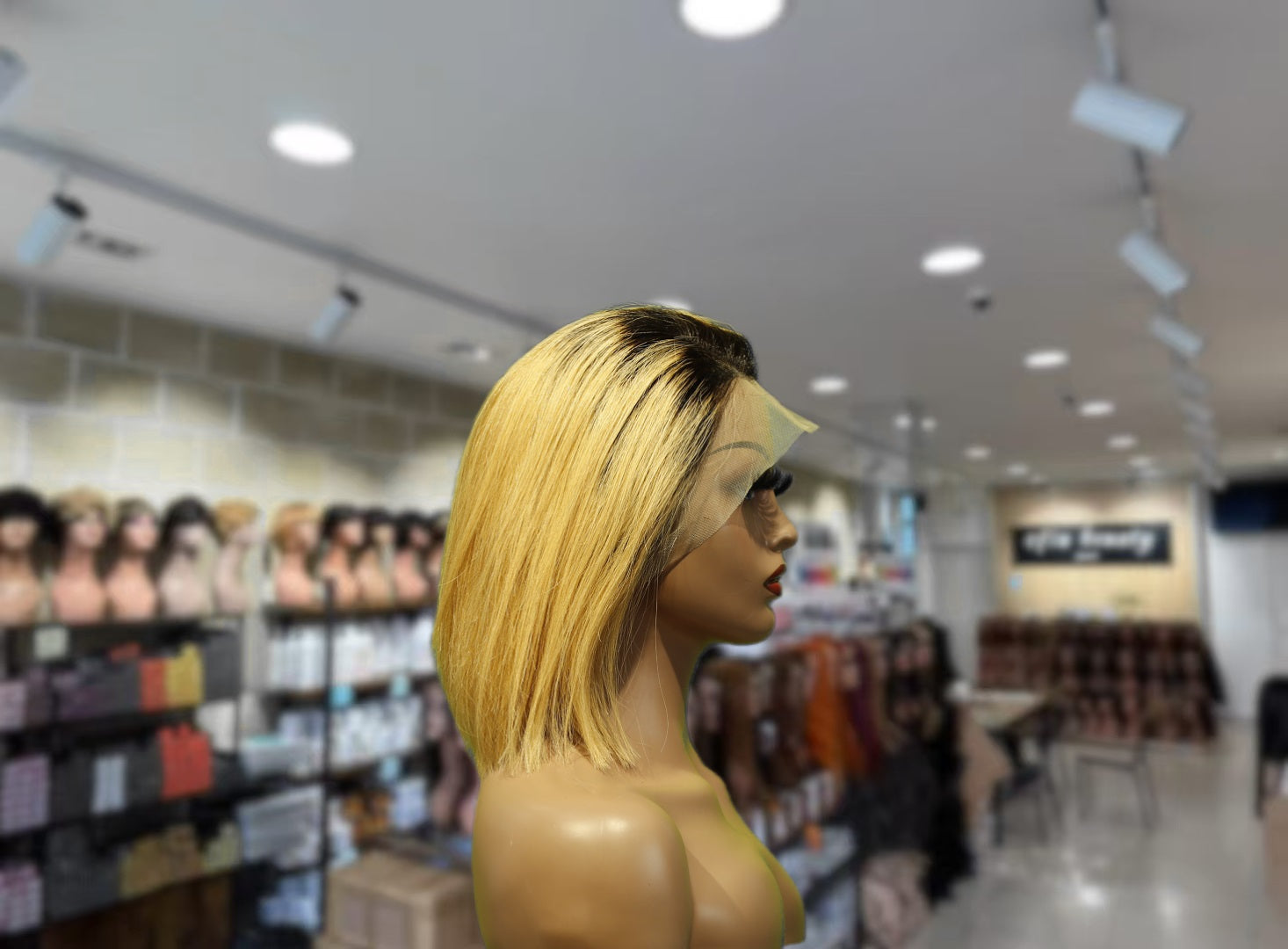 Natural 13x4 Frontal Lace BOB Wig 8 Inches