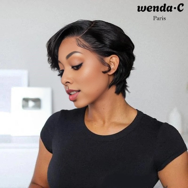 Natural 13x4 Frontal Lace BOB Wig 8 Inches