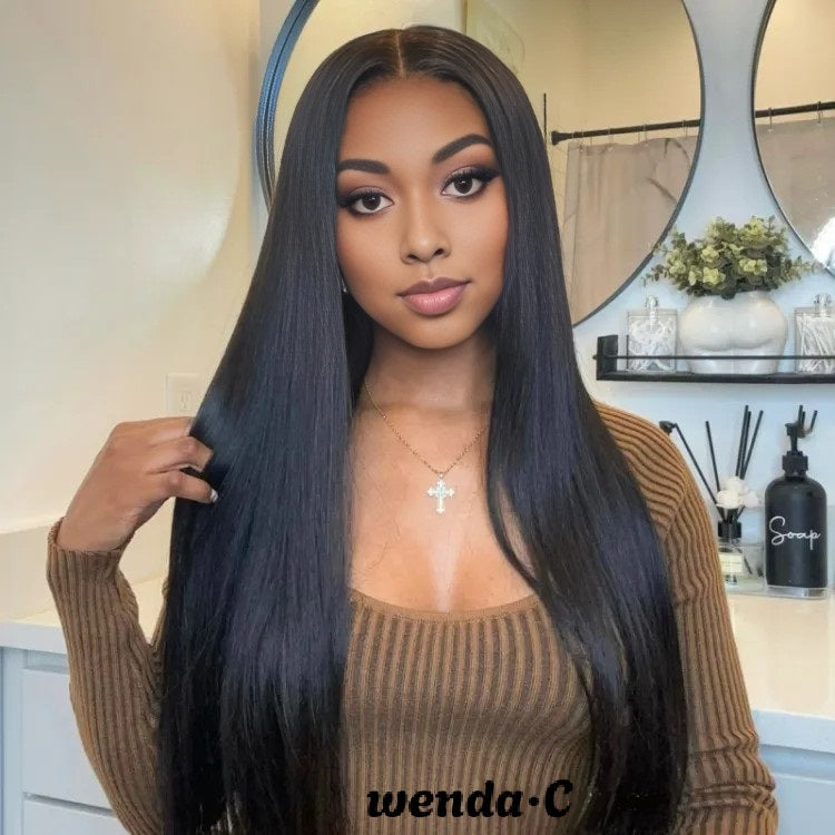 Natural Frontal 5x5 Glueless Wig 26 Inches