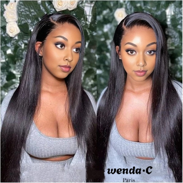 Natural 13x4 Frontal Lace Straight Wig 30 Inches