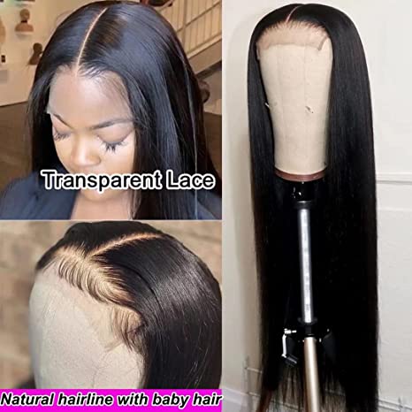 ChristyV High Quality Straight brazilian hair 5*5 hd Lace Frontal Wig For Women