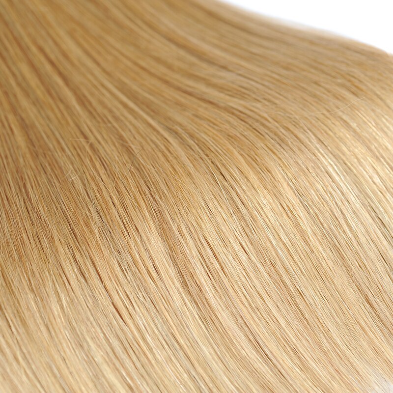 ChristyV High Quality Human Virgin Straight Brazilian Hair 1b27 Ombre Bundles Blonde 1 Bundles