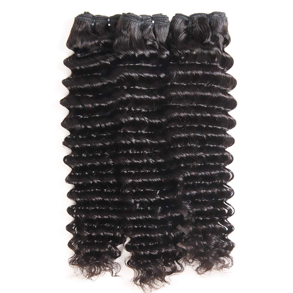 ChristyV High Quality christyv Laotian Hair Human Virgin Deep Wave Laotian Hair 1 Bundles