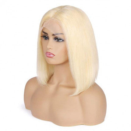 ChristyV High Quality Straight 613 blond Bob wig 13x4 Lace Front Wigs Silky Straight Brazilian Human Hair