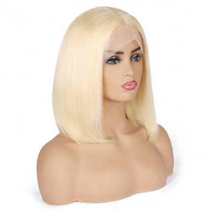 ChristyV High Quality Straight 613 blond Bob wig 13x4 Lace Front Wigs Silky Straight Brazilian Human Hair