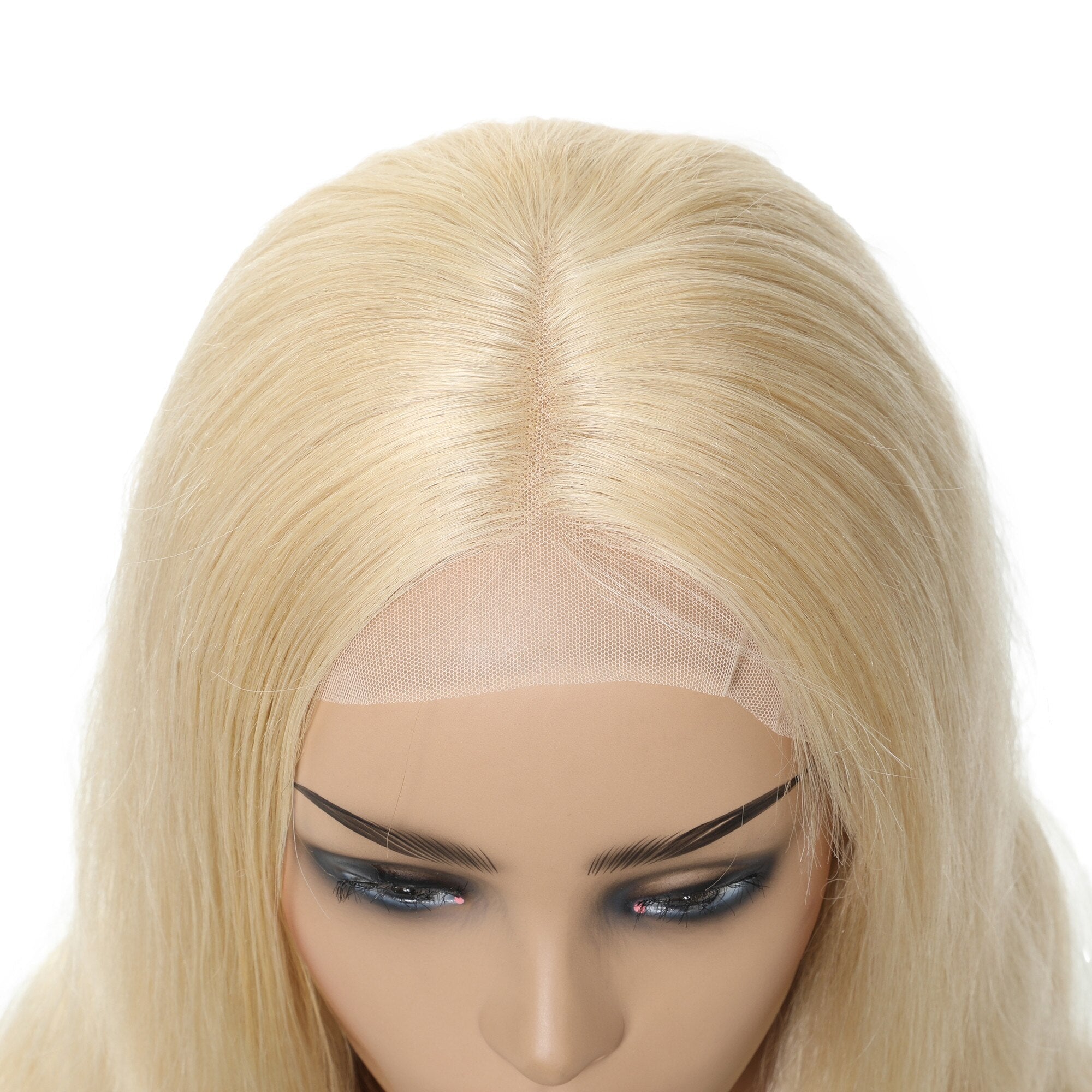 ChristyV High Quality Straight 613 blond wig brazilian hair 13*4 Lace Frontal Wig For Women