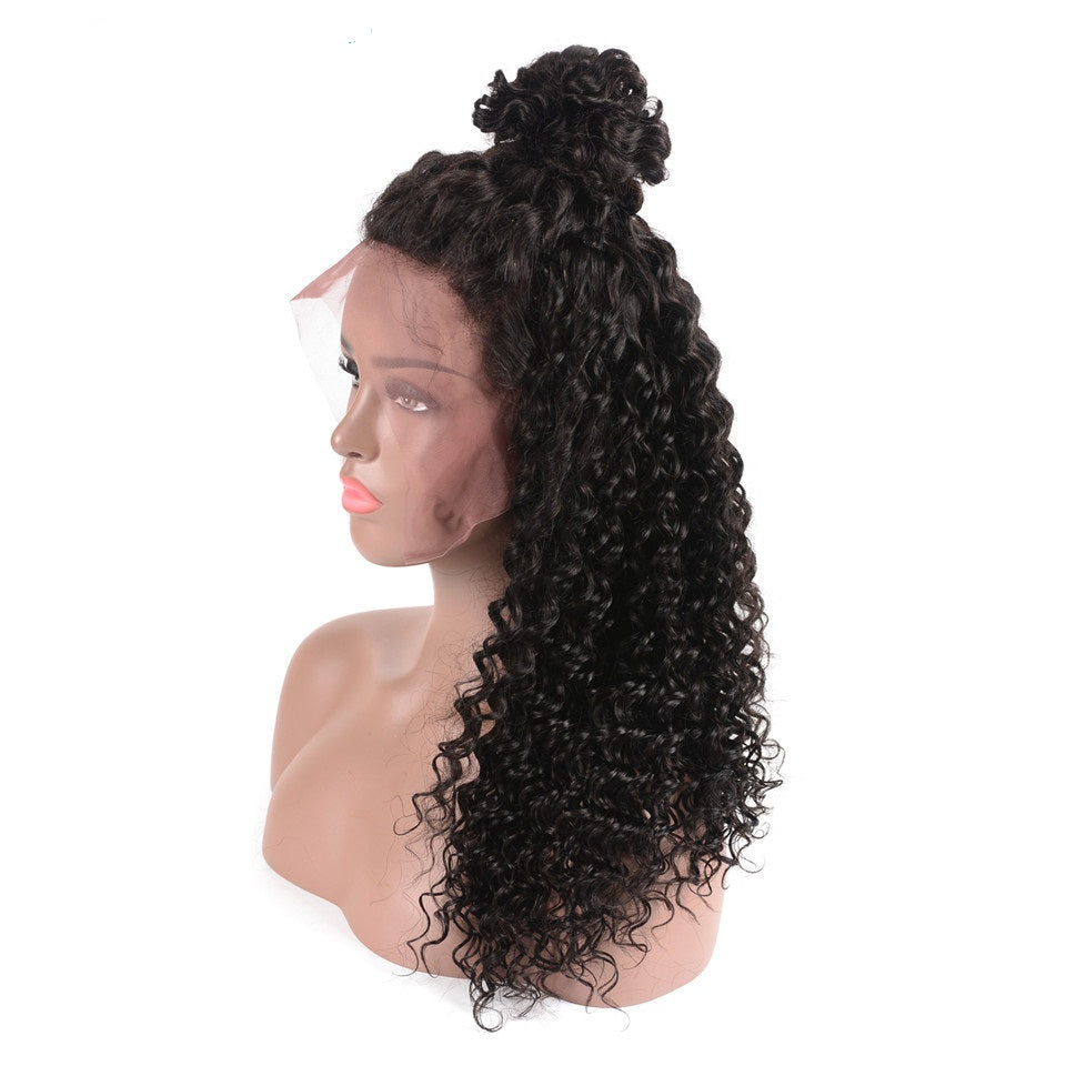 ChristyV High Quality Deep Wave brazilian hair 13*4 Lace Frontal Wig For Women