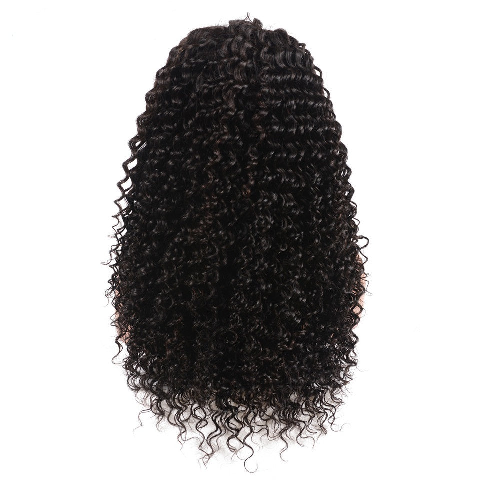 ChristyV High Quality Kinky Curly brazilian hair 13*4 Lace Frontal Wig For Women