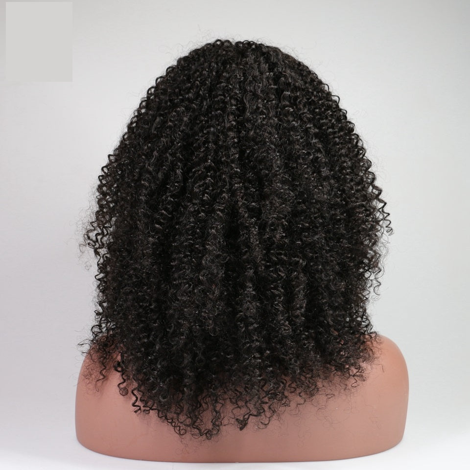 ChristyV High Quality Kinky Curly brazilian hair 13*4 Lace Frontal Wig For Women