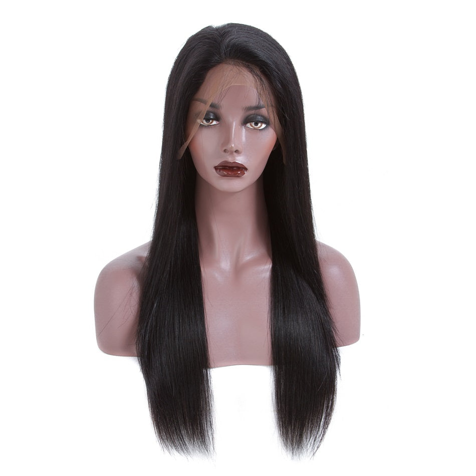 ChristyV High Quality Straight brazilian hair 13*4 Lace Frontal Wig For Women