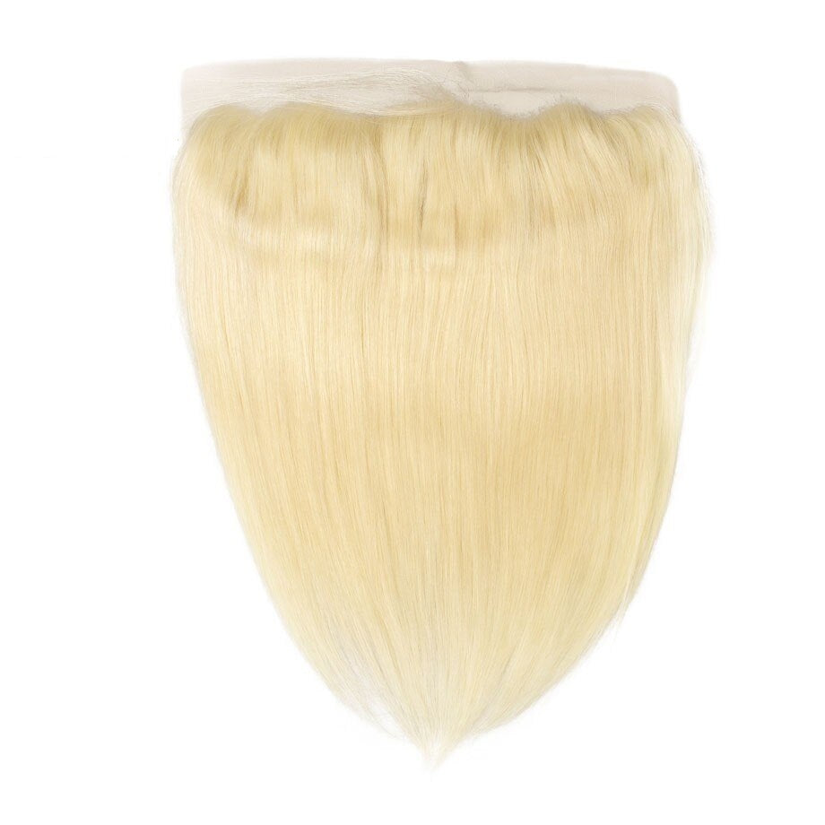 ChristyV High Quality Straight Lace Frontal 613 blond 13x4 Free Part Lace Frontal 100% Unprocessed Brazilian Human Hair Free Part Lace Frontal Straight Lace Frontal with Baby Hair 613 blond Color