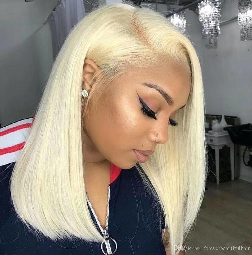 ChristyV High Quality Straight Lace Frontal 613 blond 13x4 Free Part Lace Frontal 100% Unprocessed Brazilian Human Hair Free Part Lace Frontal Straight Lace Frontal with Baby Hair 613 blond Color