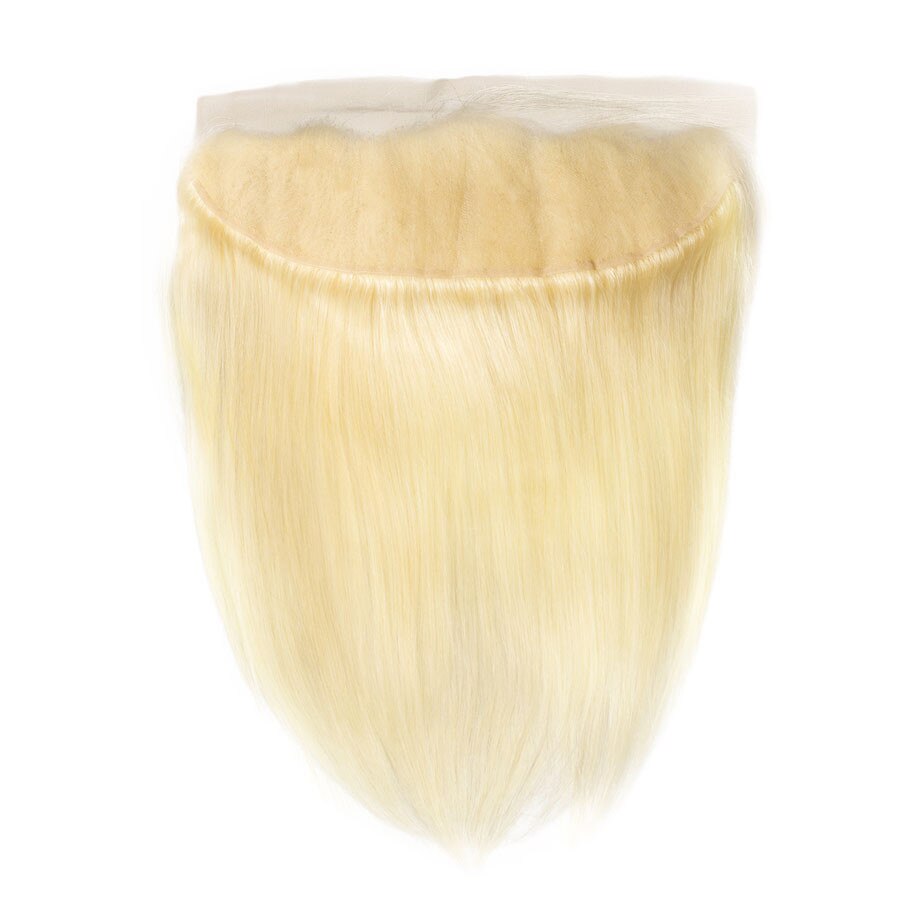 ChristyV High Quality Straight Lace Frontal 613 blond 13x4 Free Part Lace Frontal 100% Unprocessed Brazilian Human Hair Free Part Lace Frontal Straight Lace Frontal with Baby Hair 613 blond Color