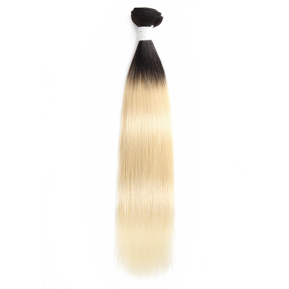 ChristyV High Quality christyv Peruvians Hair Human Virgin Straight 1b613 blond Peruvians Hair 1 Bundles