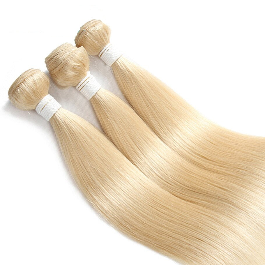 ChristyV High Quality christyv Peruvians Hair Human Virgin Straight 613 blond Peruvians Hair 1 Bundles